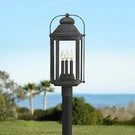 Anchorage 24 1/4" High Aged Zinc Outdoor Post Light. Fixed Price $629.00.