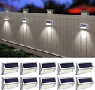 Roshwey Solar Outdoor Lights, 10 Pack 30 Led Fence Waterproof. Fixed Price $90.00.
