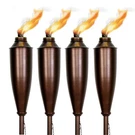 Garden Torches For Outside -deco Home Pack Of 4 Metal Citronel.... Fixed Price $65.04.