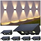 Solar Fence Lights With 4 Bulbs, 6 Pack Warmwhite Powered,.... Fixed Price $112.79.