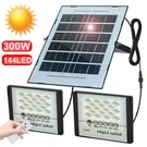 Solar Powered Led Double Floodlights Garage Shed Garden Indoor Outdoor New. Fixed Price $26.99.