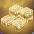 6-PACK Solar Brick Lights Led Landscape Pathway Decor For Yard, Patio, Walkway. Fixed Price $48.96.