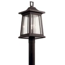 Kichler Light Outdoor Post Mount, Rubbed Bronze - 49911RZ. Fixed Price $284.97.