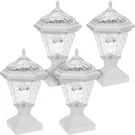4X Greenlighting Adonia Solar 4"X Post Cap (WHITE)TN-1222493. Fixed Price $79.95.