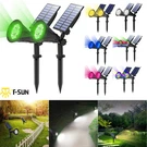 2PCS Solar Power Spot Lights Outdoor Led Garden Lawn Landscape Path Wall Lamp Us. Fixed Price $35.99.