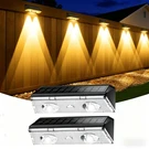 Keilaimo Solar Fence Lights Outdoor, 2 IP65 Pack, Pure Black. Fixed Price $46.87.