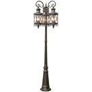 Trans Globe England Coast 81" Tall 3 Lantern Lamp Post In Bronze - 5127 Rob. Fixed Price $464.99.