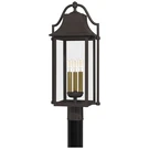 Manning - 3 Light Large Outdoor Post Lantern Transitional Style 10.5 Inches. Fixed Price $449.99.