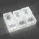Hoflyw 6 Pack Solar Brick Lights Landscape Path Garden Decoration Yard Pav. Fixed Price $34.68.