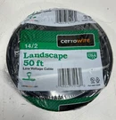 Cerrowire 50 Ft. 14/2 Black Stranded Low-voltage Landscape Lighting. Fixed Price $27.99.