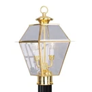 Livex Lighting Westover Outdoor Post Head Polished Brass 2284-02. Fixed Price $289.96.