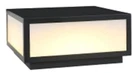 Outdoor Post Caps Light With Pier Mount Base Column Lamps Waterproof Black. Fixed Price $62.99.