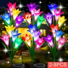 2PCS Solar Lily Flowers Multi-color Led Lights Outdoor Yard Garden Lamp Decor. Fixed Price $19.89.