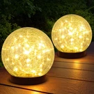 2-PACK Garden Solar Lights Outdoor, Cracked Glass Ball Waterproof, Deco.... Fixed Price $33.50.