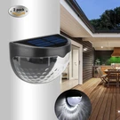 2PC Solar Power Garden Lights 6 Led Outdoor Landscape Wall Path Fence Lamp. Fixed Price $12.49.