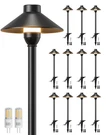 Landscape Pathway Lights Pack 12V Waterproof Aluminum Matte Black Partphoner. Fixed Price $299.99.