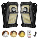 Tryme 118LEDS Solar Lights Outdoor Security 3 Modes 2 Pack Black. Fixed Price $32.79.
