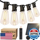 Bosceos Solar Outdoor String Lights Waterproof, 60FT Powered. Fixed Price $72.11.