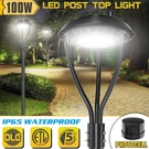 100W Led Post Top Light With Photocell, Adjustable 3000K 5000K Outdoor Pole Lamp. Fixed Price $133.45.