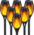8X Flame Effect Solar Outdoor Lights Stake Garden Path Led Flickering Torch Lamp. Fixed Price $16.18.