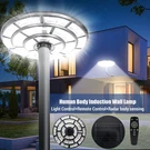 Outdoor 11000W 360 Round Solar Street Lamp IP65 Waterproof Dusk-dawn Light Pole. Fixed Price $128.99.
