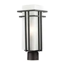 Z-lite Abbey Outdoor Post Lt, 6.625X17.25", Rubbed Bronze, Opal 550PHM-ORBZ-R. Fixed Price $174.99.