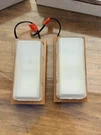 Nos Pair Intermatic PL906 Redwood Low Voltage Deck Step Lights. Fixed Price $119.95.