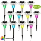 16/24PCS Outdoor Garden Stainless Steel Led Solar Path Lights Yard Lamp. Fixed Price $32.99.