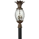 Hinkley Lighting Plantation Outdoor 3-LT Post/pier, Bronze/clear 2221CB-LV. Fixed Price $1534.00.