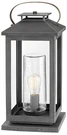 Hinkley Atwater 21 1/2" High Ash Bronze Outdoor Pier Light. Fixed Price $449.00.