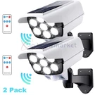 2PC Solar Motion Sensor Outdoor Wireless 77 Led Flood Security Spotlights. Fixed Price $14.99.