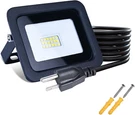 Miwat 20W Led Flood Light With Plug, IP68 Waterproof Outdoor Security For. Fixed Price $21.58.