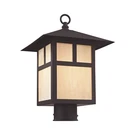 Livex Lighting 2134 Bronze Montclair Mission 1-LIGHT Outdoor Post. Fixed Price $399.96.