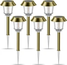 Set 6 Luces Solares Jardin Exteriores Impermeables Regulables 10 40 Lm Bronze. Fixed Price $115.93.