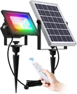 Sunbonar Rgb Solar Flood Lights Outdoor Spotlight, 7 Singe Colors &. Fixed Price $55.95.