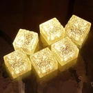 Hoflyw 6 Pack Solar Brick Lights Landscape Path Garden Decoration Yard Pav. Fixed Price $38.95.