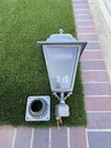 Melissa Lighting Outdoor Pewter Post Lamp. Fixed Price $99.00.