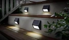 Nib Hampton Bay Solar Stair Lights Led Outdoor 4 Pack Weather Resistant. Fixed Price $19.97.