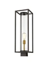 Dunbroch 1-LIGHT Outdoor Post Mount Fixture In Deep Bronze With. Fixed Price $264.00.