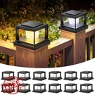 Folksmate Solar Post Cap Lights 12 Pack, Lighting Modes Cool/warm White Out.... Fixed Price $131.99.