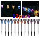 12 Pcs Led Solar Power Landscape Garden Mosaic Lights Lawn Rechargeable Lamp Hx. Fixed Price $49.50.
