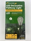 Malibu Led Pathway Cast Iron Finish Low Voltage Landscape Lighting New. Fixed Price $26.99.