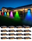 Solar Fence Lights 16 Pack, Outdoor IP65 Waterproof Led, Rgb Sol.... Fixed Price $50.73.