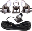 3 Pack Waterproof Brass Underwater IP65 Pond Lights Led Submersible Poo.... Fixed Price $95.00.