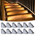 Outdoor Stair Lights 12 Pack Waterproof IP67 80 Lumen Led Step Volisun Solar. Fixed Price $124.99.