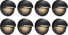 Gkoled 8-PACK Low Voltage Deck Lights, Mini Size Eyelid Step With 0.8. Fixed Price $60.92.