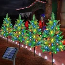 Windpnn Upgraded 4-PACK Solar Christmas Garden Stake Lights, Decorative Xmas .... Fixed Price $29.86.