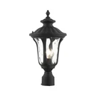 Livex Lighting 7848 Oxford 16" Tall Outdoor Single Head Post - Black. Fixed Price $119.96.