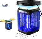 Solar Bug Zapper Outdoor Indoor, Mosquito With Dual Folding Panels,. Fixed Price $80.58.