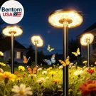 3X Larger & Taller Solar Pathway Lights Outdoor, 6 Pack Metal Powered Gard. Fixed Price $97.71.